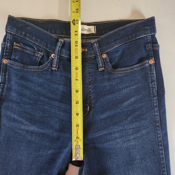 Madewell 10" High Rise Skinny Jeans Stretchy Dark Wash New Womens Size 26 Denim - Picture 10 of 12